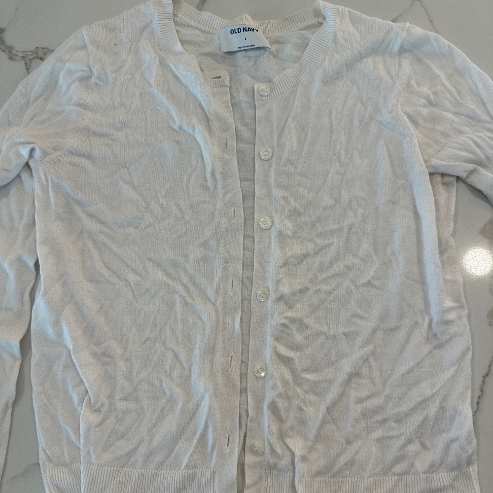 Girls button up sweater (thin)